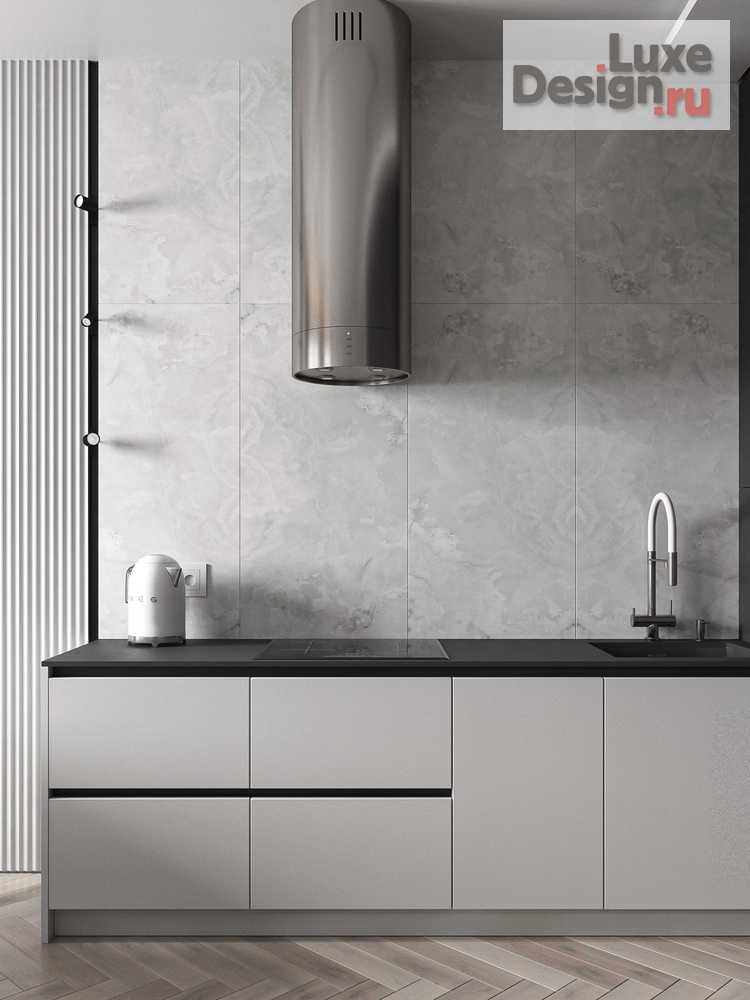 Дизайн интерьера трехкомнатной квартиры "ЖК Пресня Сити" (фото 1)