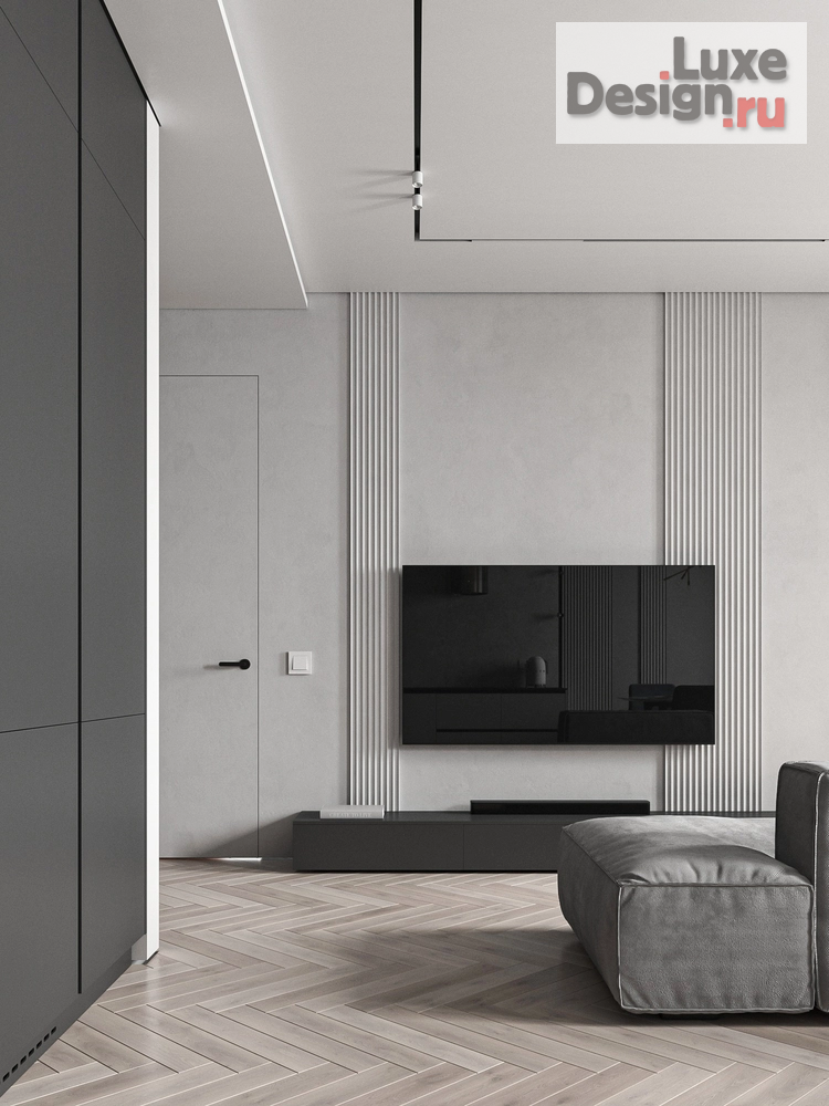 Дизайн интерьера трехкомнатной квартиры "ЖК Пресня Сити" (фото 2)