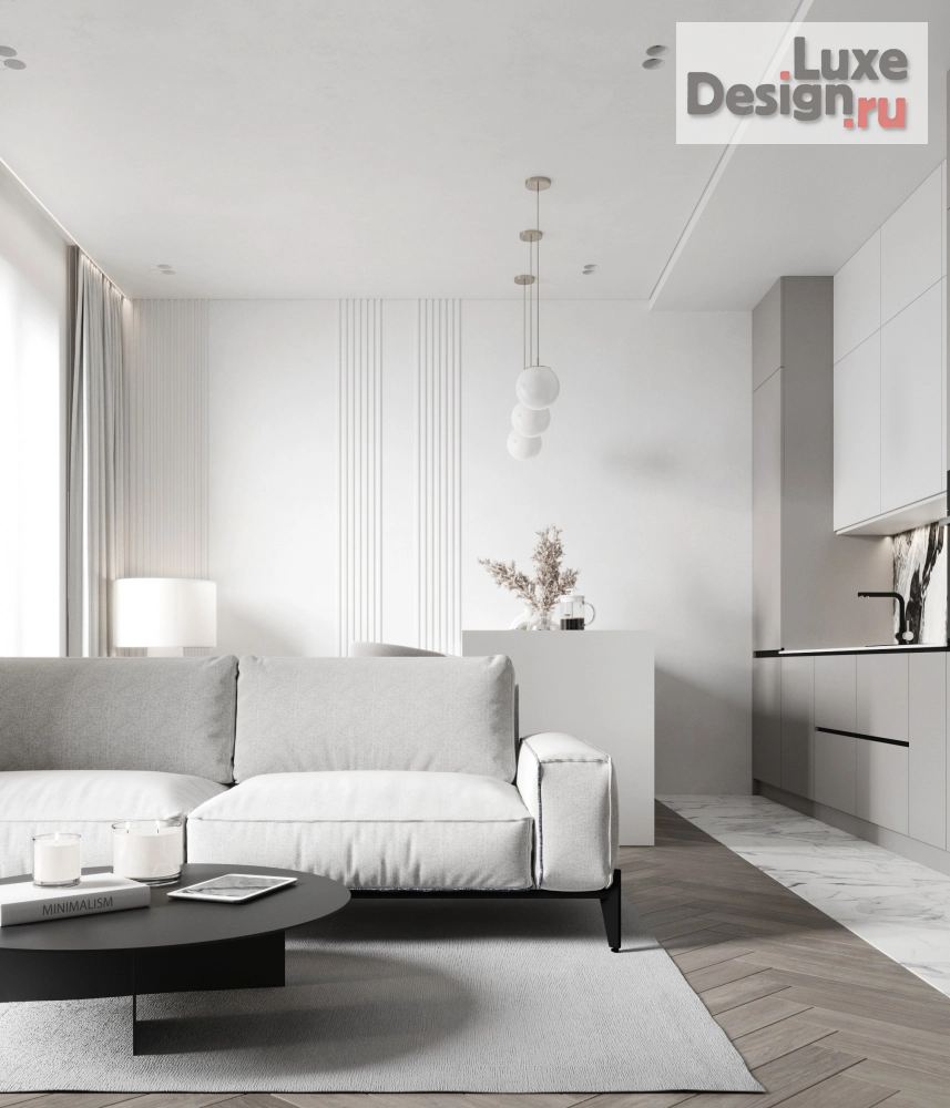 Дизайн интерьера двухкомнатной квартиры "ЖК Пресня Сити" (фото 12)