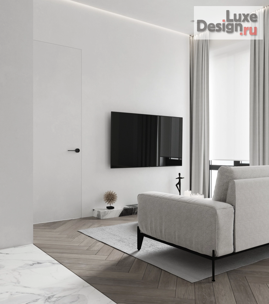 Дизайн интерьера двухкомнатной квартиры "ЖК Пресня Сити" (фото 13)