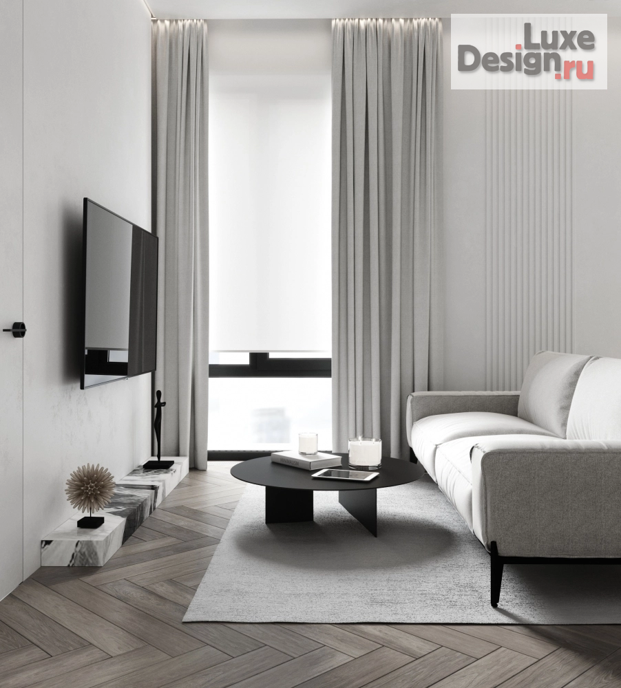 Дизайн интерьера двухкомнатной квартиры "ЖК Пресня Сити" (фото 14)