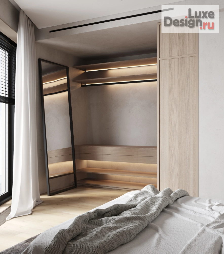 Дизайн интерьера двухкомнатной квартиры "ЖК ВТБ Арена Парк" (фото 21)