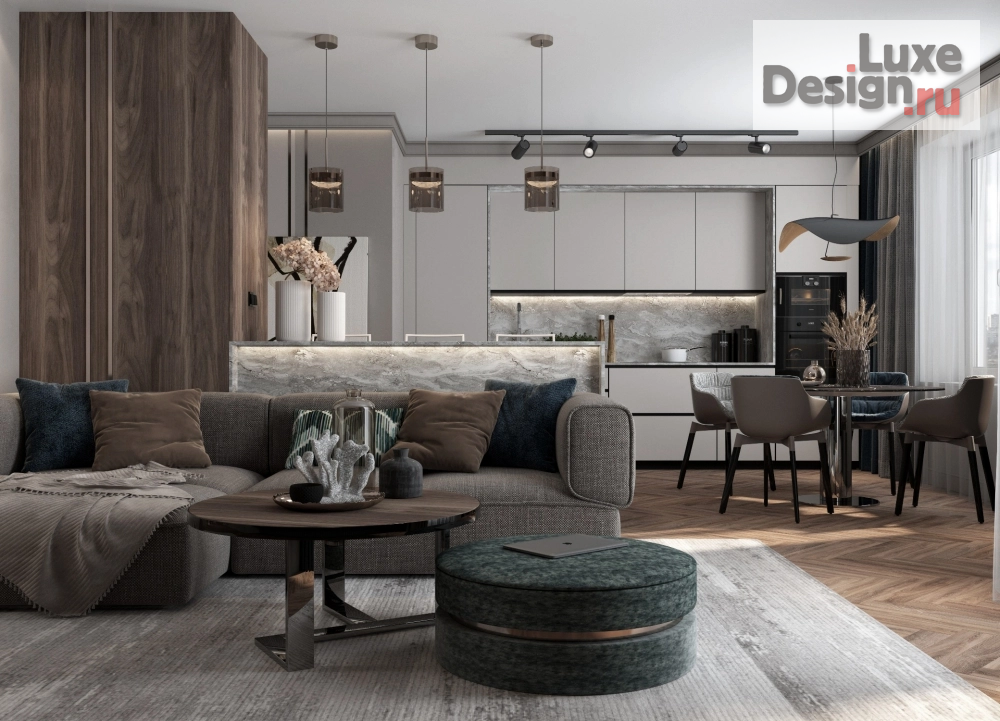 Дизайн интерьера квартиры "ЖК Хорошевский" (фото 4)