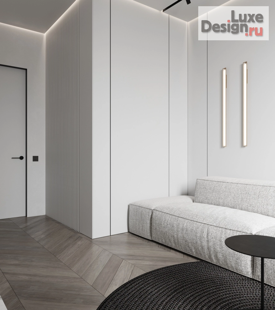 Дизайн интерьера двухкомнатной квартиры "ЖК Пресня Сити" (фото 4)