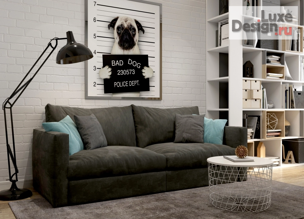 Дизайн интерьера двухкомнатной квартиры "Затверецкий квартал" (фото 17)