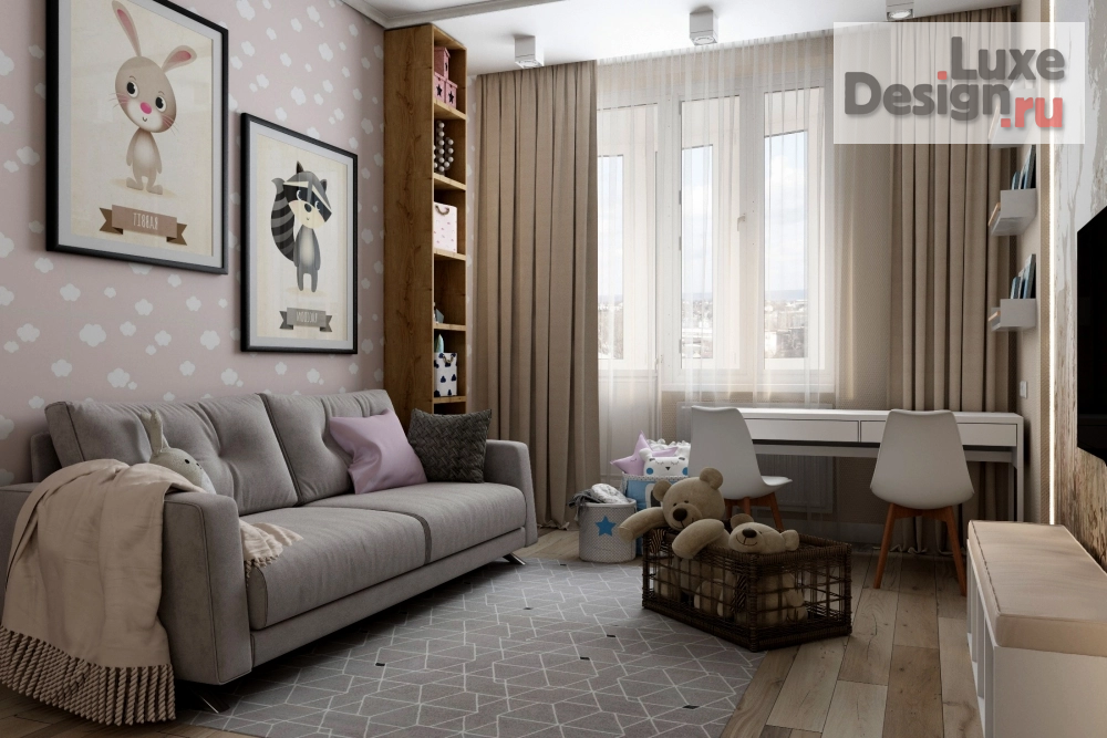 Дизайн интерьера квартиры 97 серии "Квартира 60м2" (фото 7)