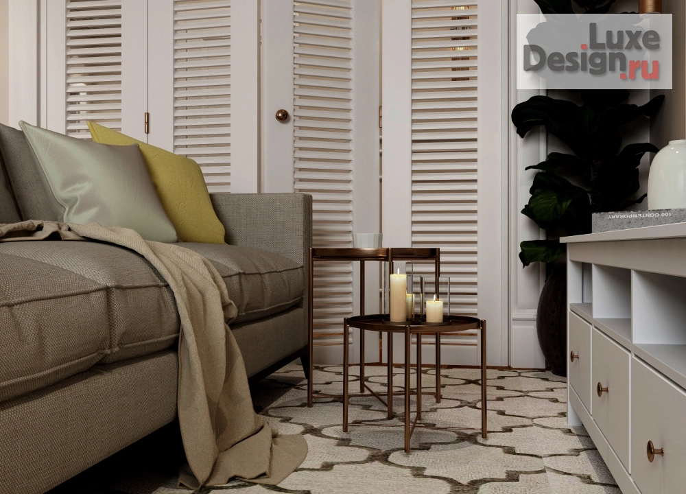 Дизайн интерьера двухкомнатной квартиры "Затверецкий квартал" (фото 9)