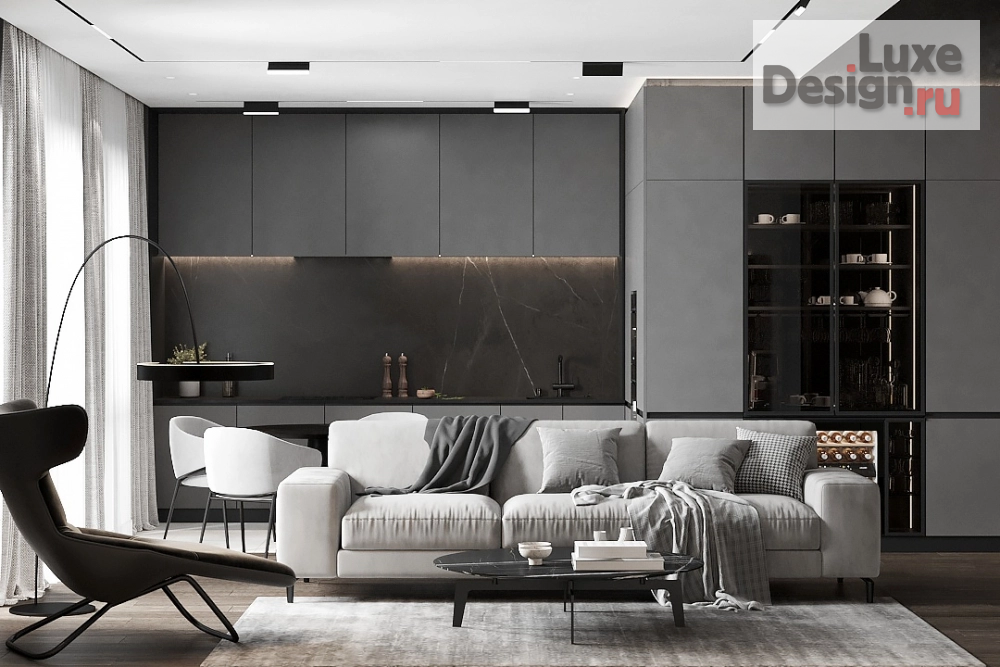 Дизайн интерьера трехкомнатной квартиры "ЖК Отрада-1, Красногорс" (фото 5)