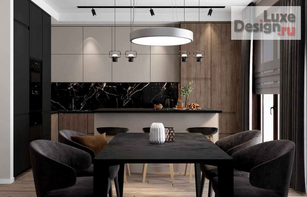 Дизайн интерьера таунхауса "Marsel" (фото 1)