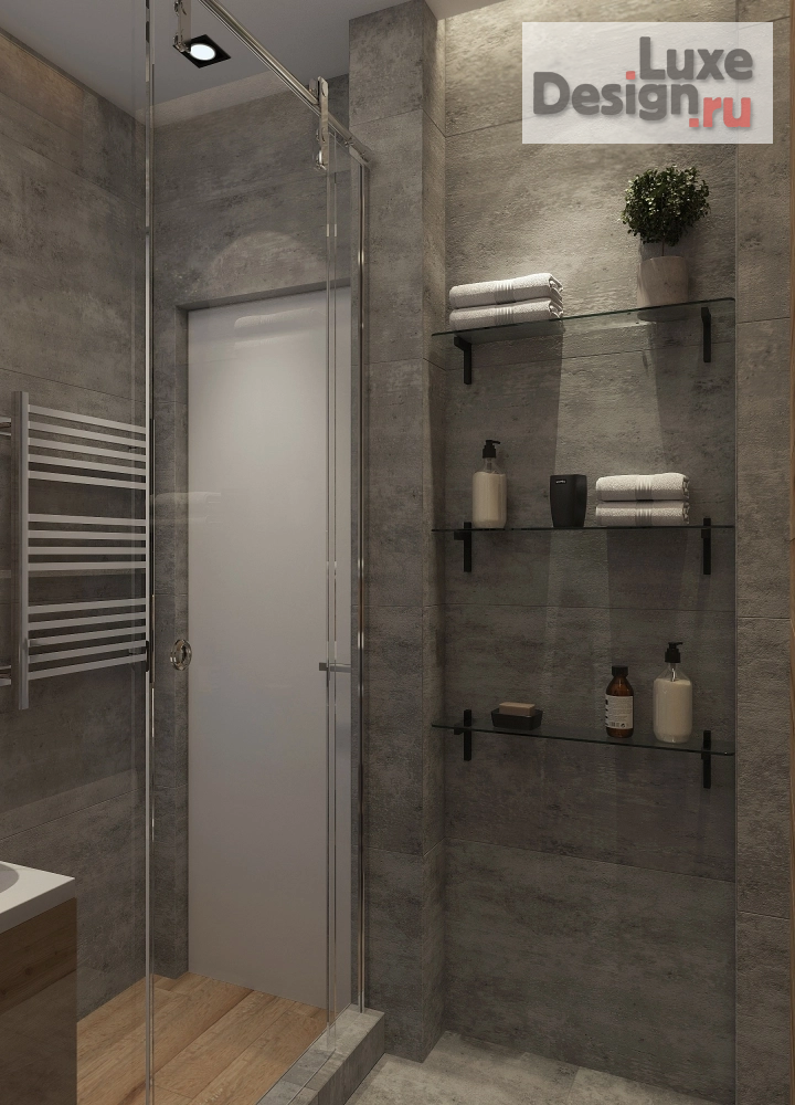 Дизайн интерьера двухкомнатной квартиры "Квартира в ЖК "Янтарный город" 72 м2" (фото 13)