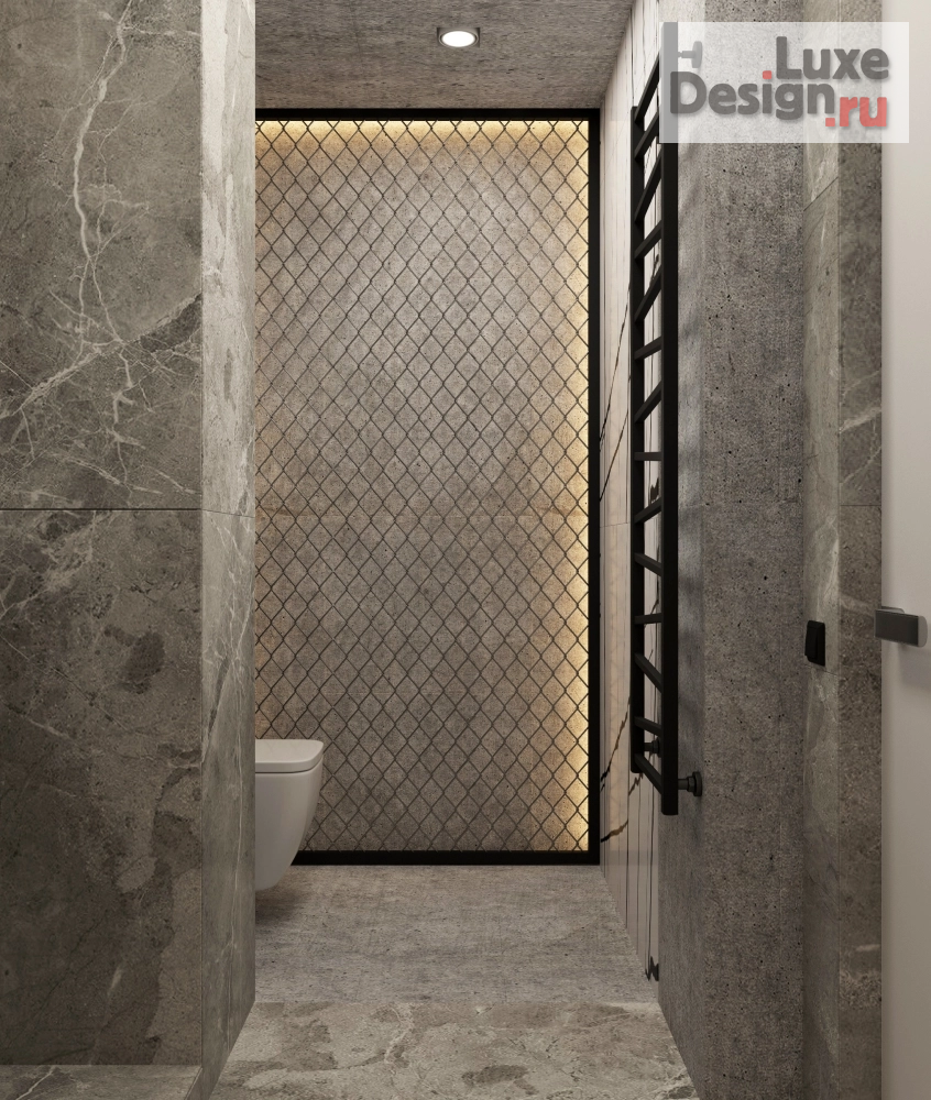 Дизайн интерьера двухкомнатной квартиры "WOOD AND BETON" (фото 28)