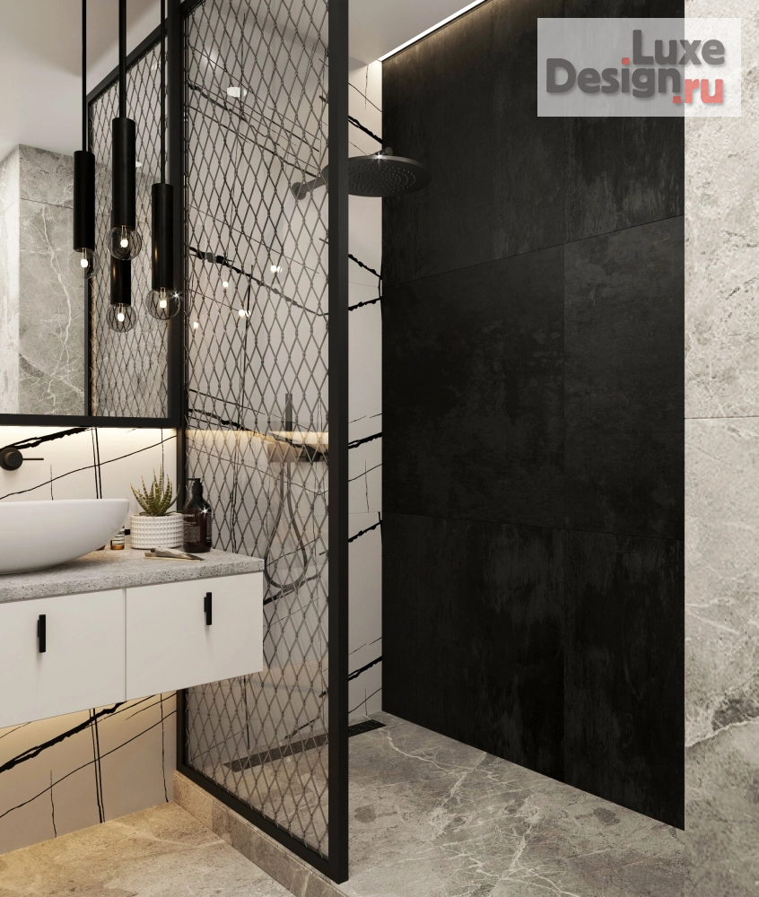 Дизайн интерьера двухкомнатной квартиры "WOOD AND BETON" (фото 5)