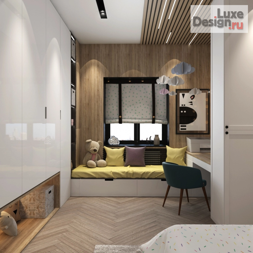 Дизайн интерьера трехкомнатной квартиры "ЖК "Норвежский квартал" 89 м2" (фото 10)