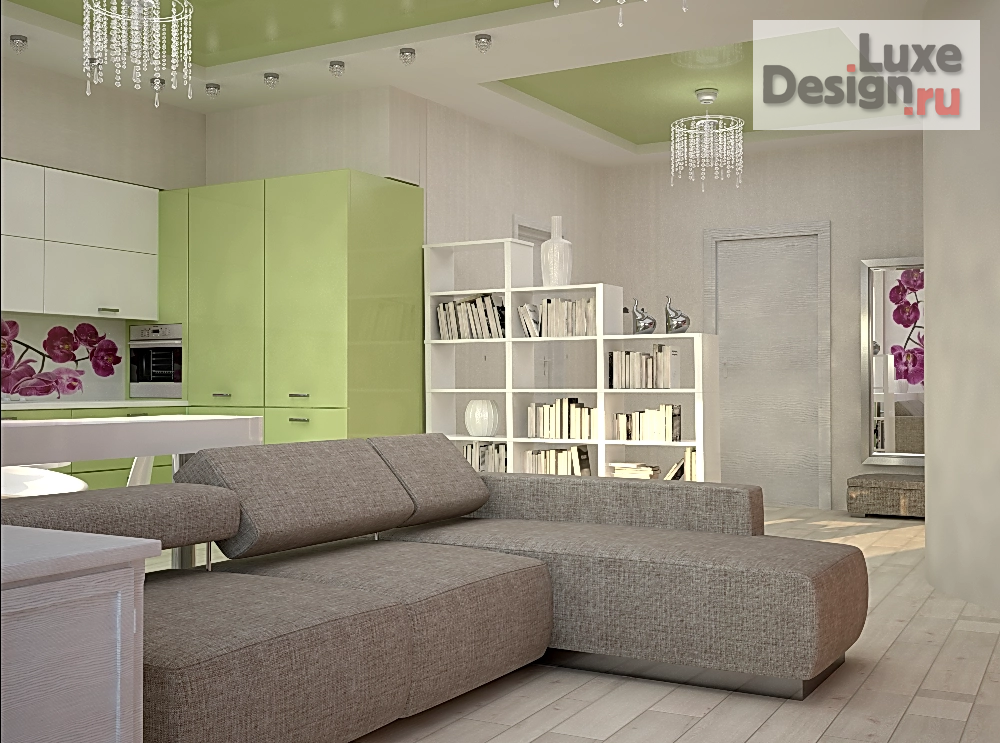 Дизайн интерьера квартиры студии "Квартира-студия в Твери" (фото 2)