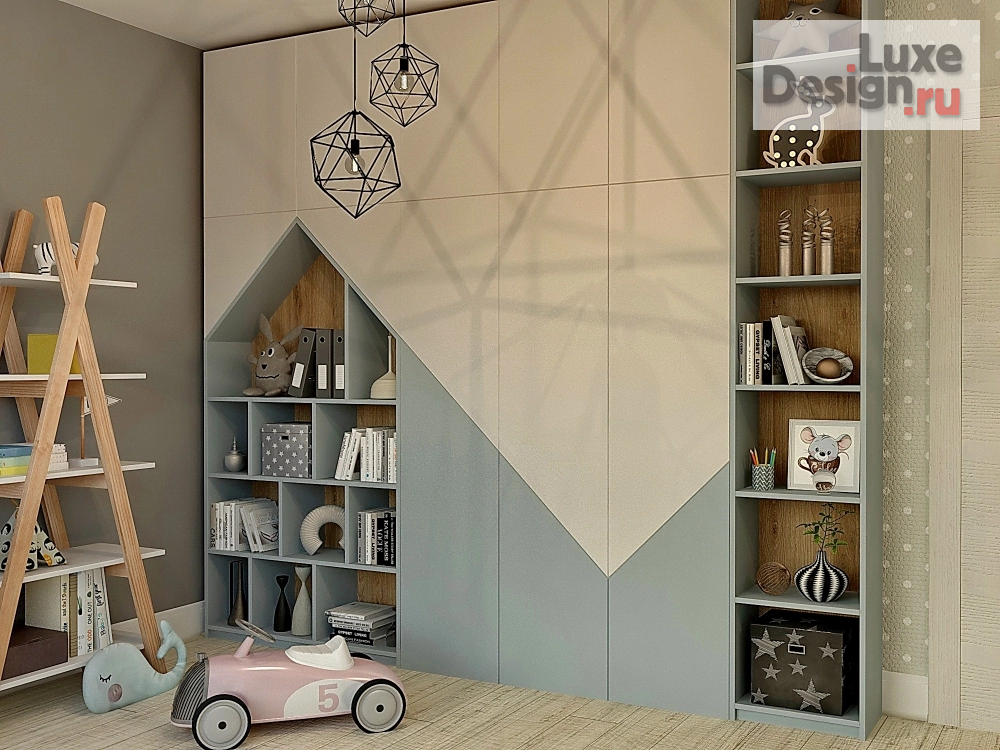 Дизайн интерьера таунхауса "Детская комната в скандинавском стиле" (фото 1)