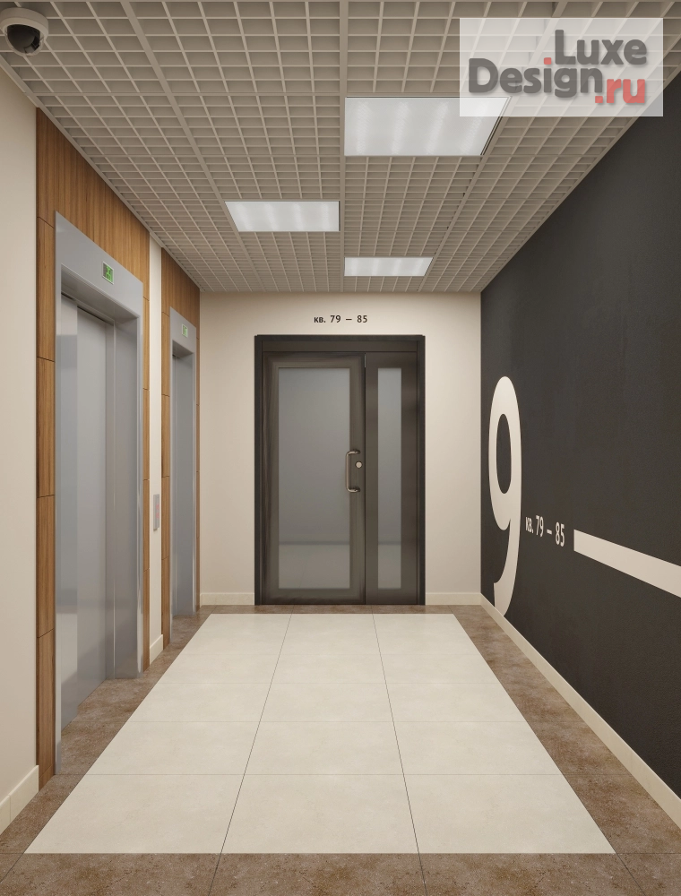 Дизайн интерьера прихожей "Дизайн подъезда многоквартирного дома" (фото 14)