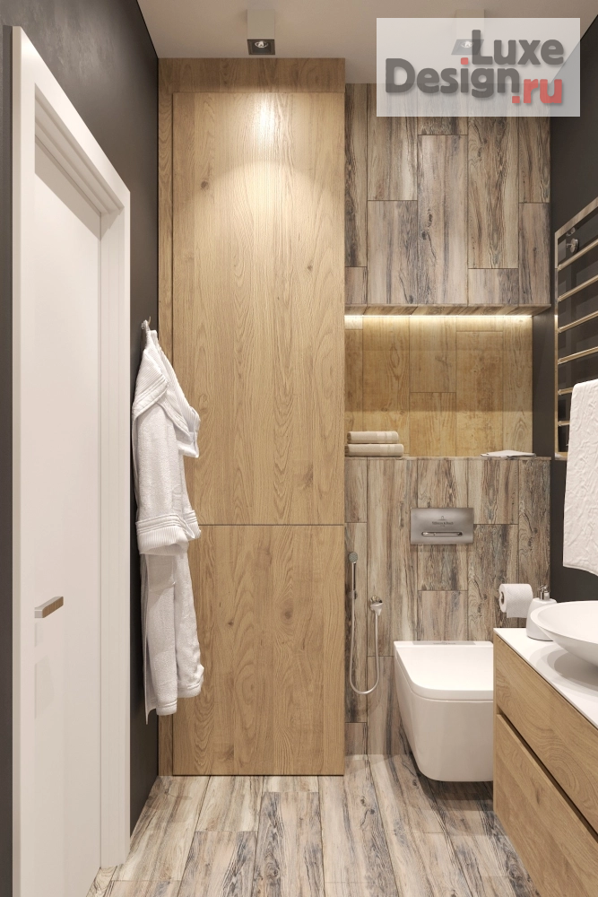 Дизайн интерьера ванной "Санузел холостяка" (фото 1)