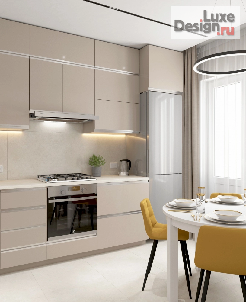 Дизайн интерьера квартиры "Квартира для молодой семьи с двумя детьми" (фото 2)