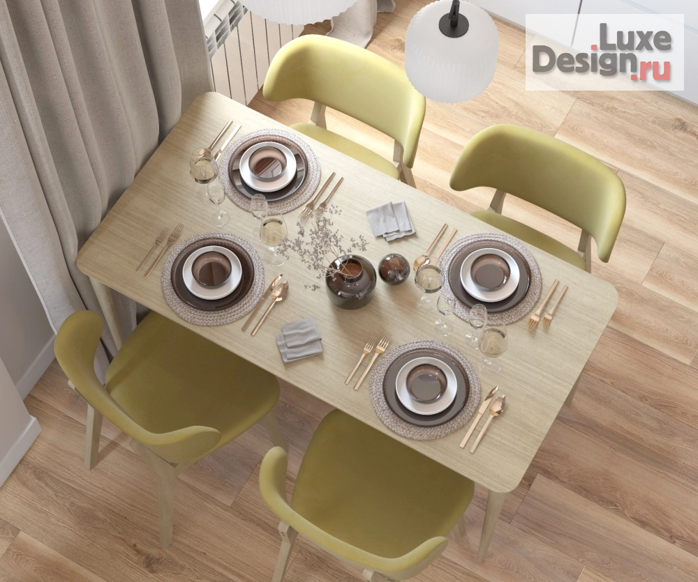 Дизайн интерьера трехкомнатной квартиры "Квартира в Твери в современном стиле" (фото 10)