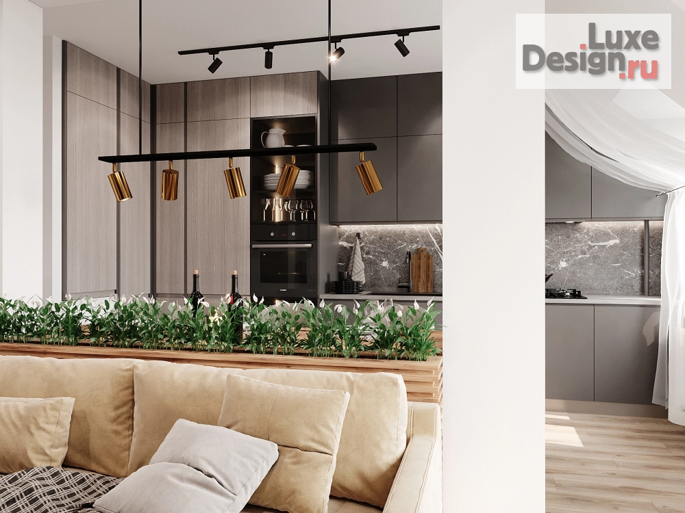 Дизайн интерьера квартиры "Квартира на мансардной" (фото 1)