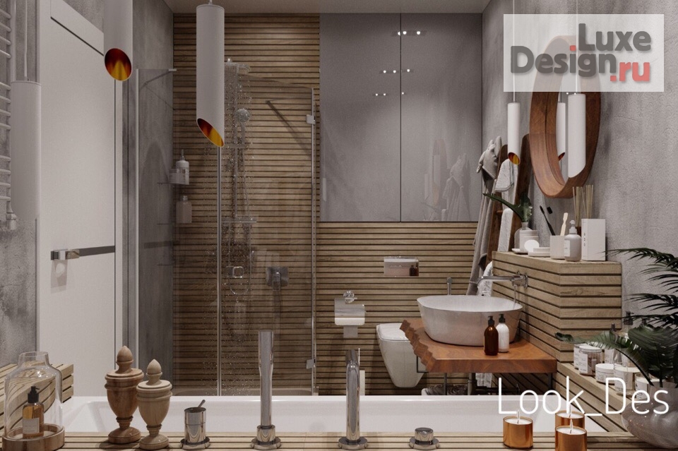 Дизайн интерьера ванной "Дизайн санузла" (фото 3)