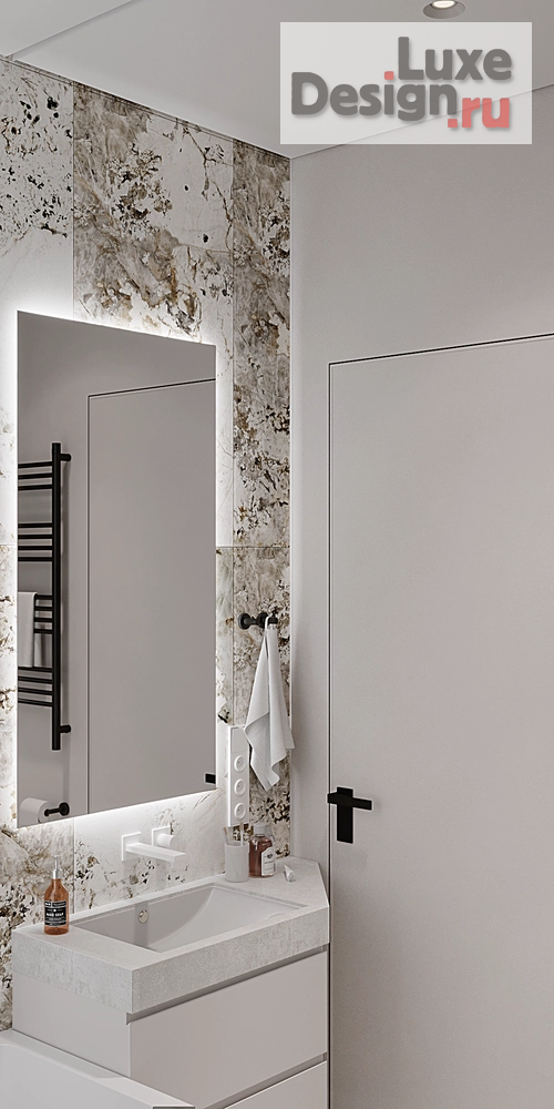 Дизайн интерьера двухкомнатной квартиры "Квартира ЖК Роттердам МСК" (фото 7)