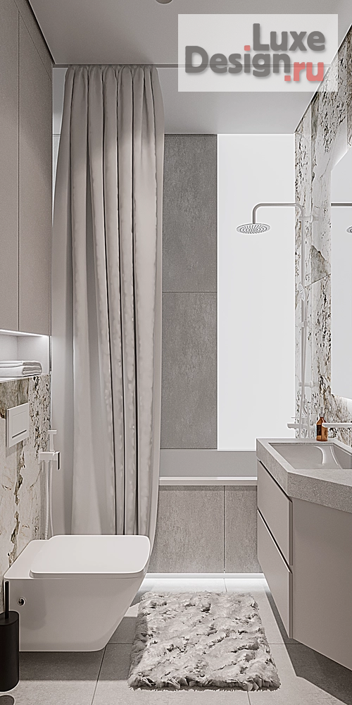 Дизайн интерьера двухкомнатной квартиры "Квартира ЖК Роттердам МСК" (фото 5)