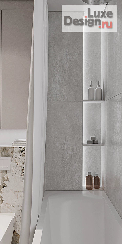 Дизайн интерьера двухкомнатной квартиры "Квартира ЖК Роттердам МСК" (фото 9)