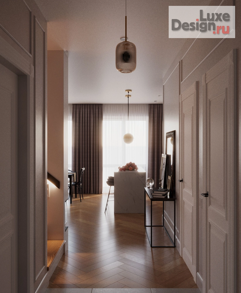 Дизайн интерьера квартиры "Двухуровневая квартира в Санкт-Петербурге" (фото 4)