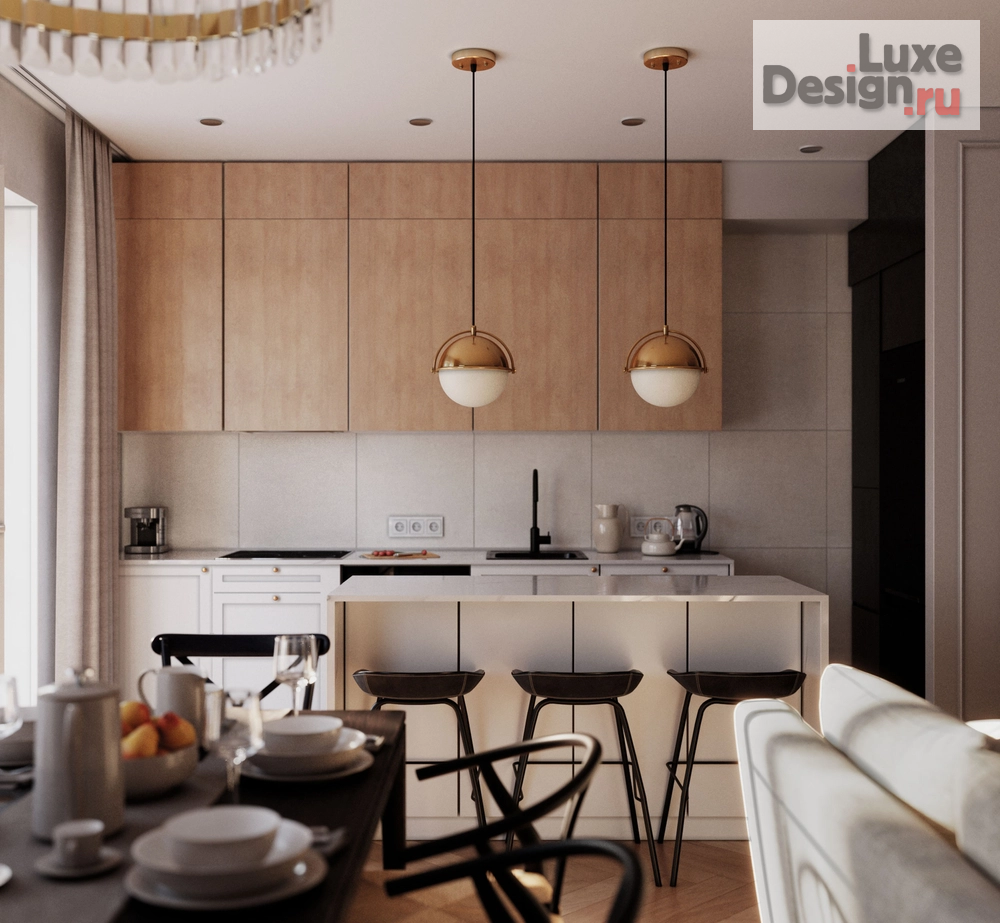 Дизайн интерьера квартиры "Двухуровневая квартира в Санкт-Петербурге" (фото 5)