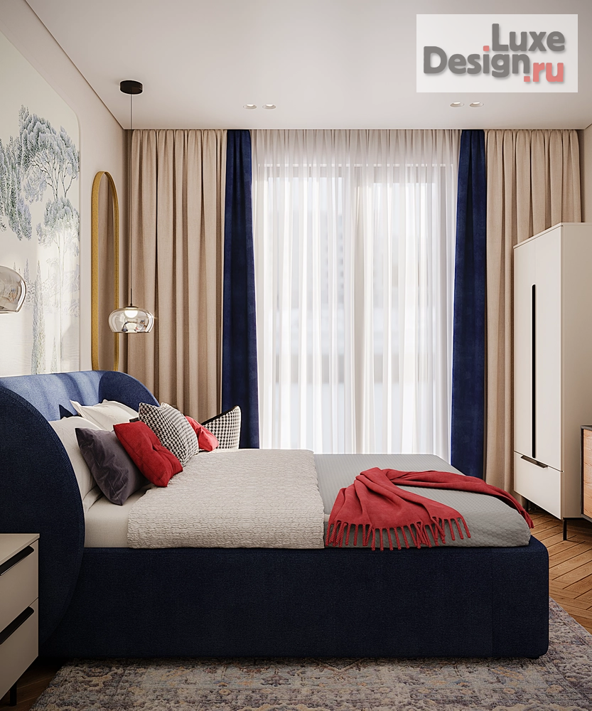 Дизайн интерьера двухкомнатной квартиры "Квартира 49 кв.м. ЖК Legenda Business СПб." (фото 7)