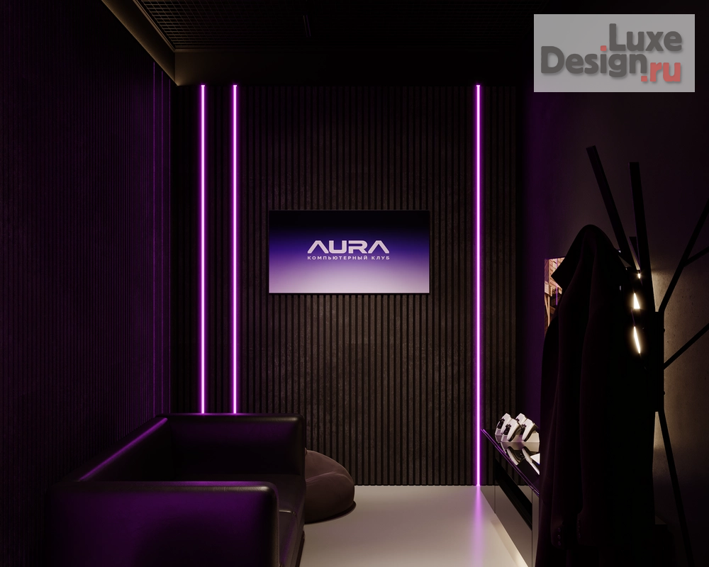 Дизайн интерьера клуба "Компьютерный клуб AURA, Елабуга" (фото 3)