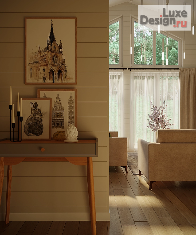 Дизайн интерьера частного дома "Дача на Истре 170 кв.м." (фото 24)