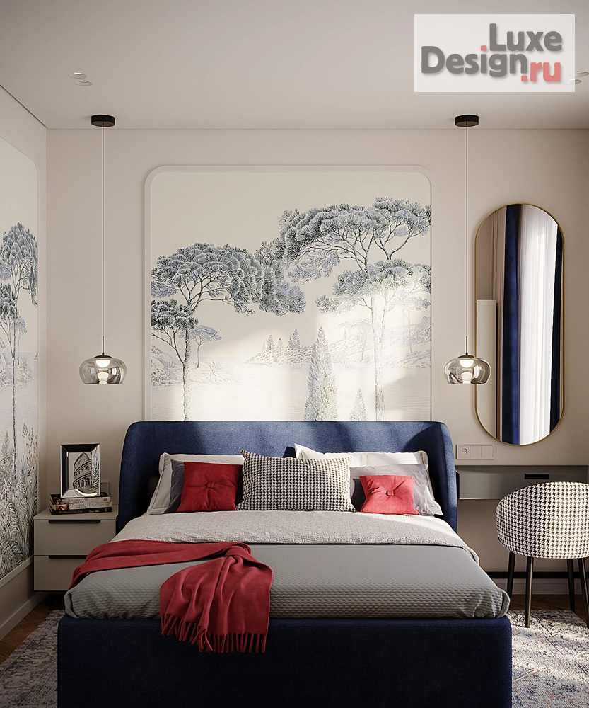 Дизайн интерьера двухкомнатной квартиры "Квартира 49 кв.м. ЖК Legenda Business СПб." (фото 10)