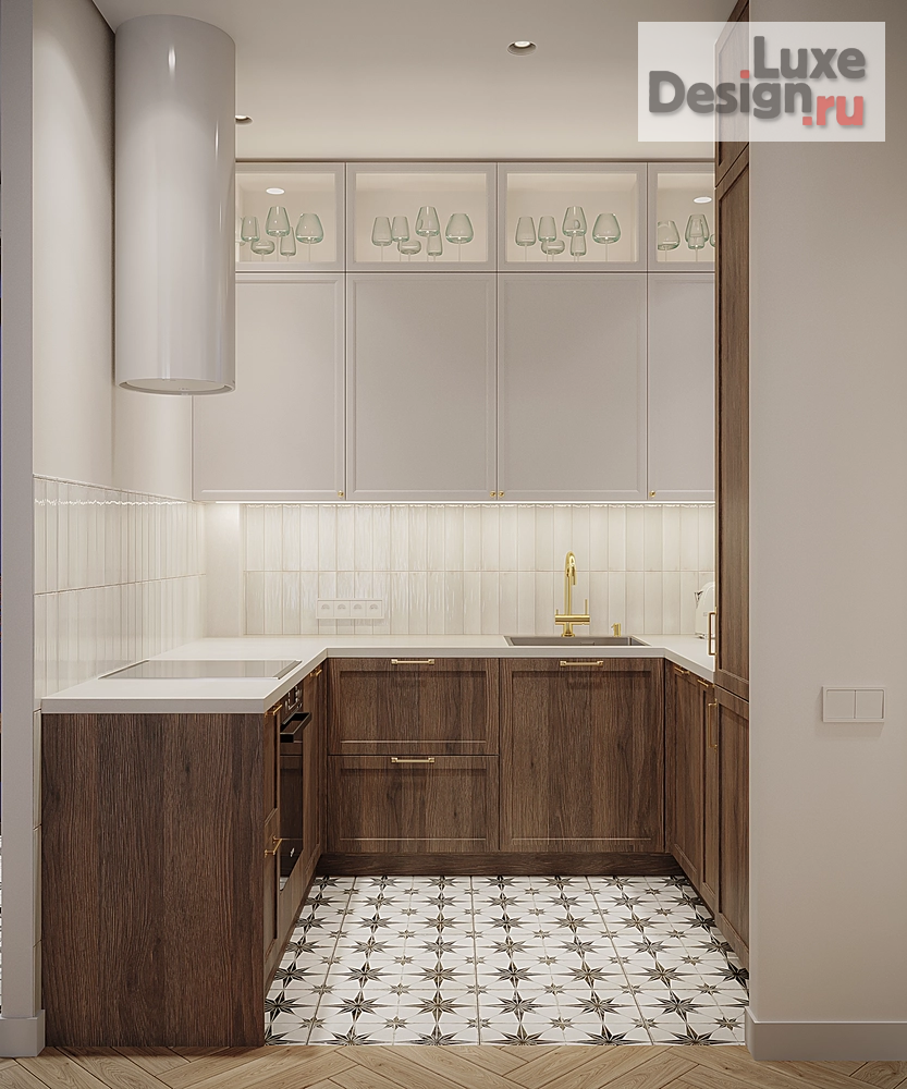 Дизайн интерьера двухкомнатной квартиры "Квартира 49 кв.м. ЖК Legenda Business СПб." (фото 3)