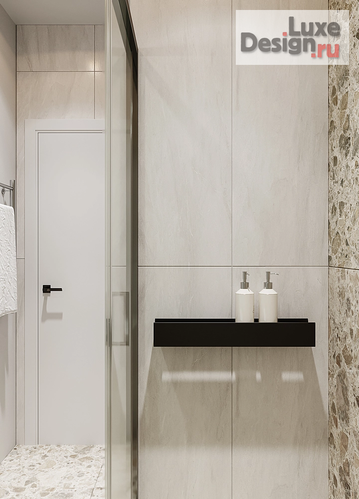 Дизайн интерьера квартиры студии "Студия ЖК Метрополия МСК" (фото 3)