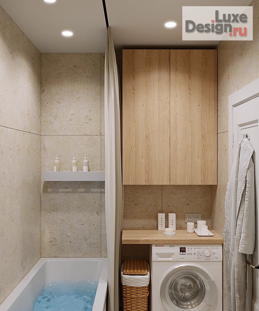 Дизайн интерьера двухкомнатной квартиры "Двушка в П-44 Митино" (фото 13)