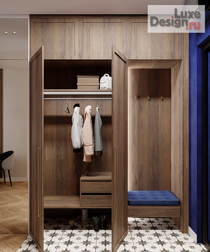 Дизайн интерьера двухкомнатной квартиры "Квартира 49 кв.м. ЖК Legenda Business СПб." (фото 15)