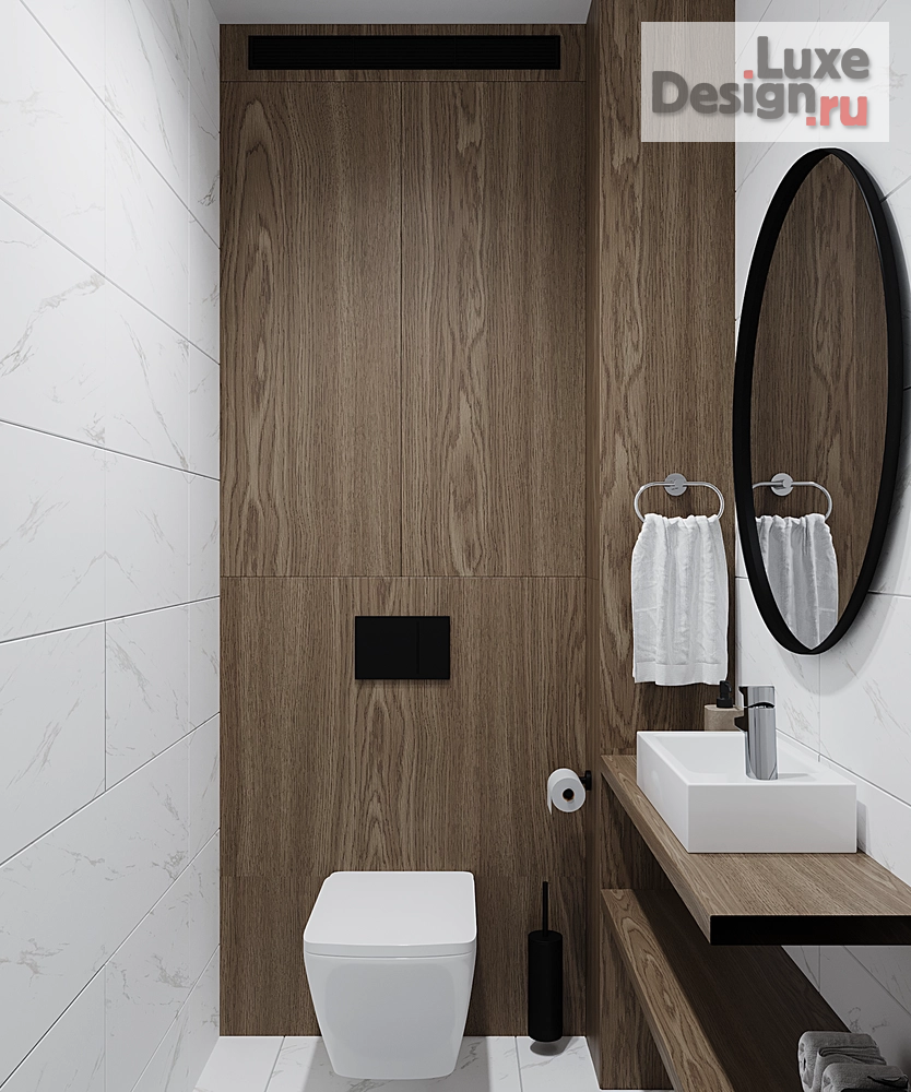 Дизайн интерьера трехкомнатной квартиры "Квартира в ЖК Прайм Приморский СПб (с частичной отделкой от застройщика)" (фото 6)