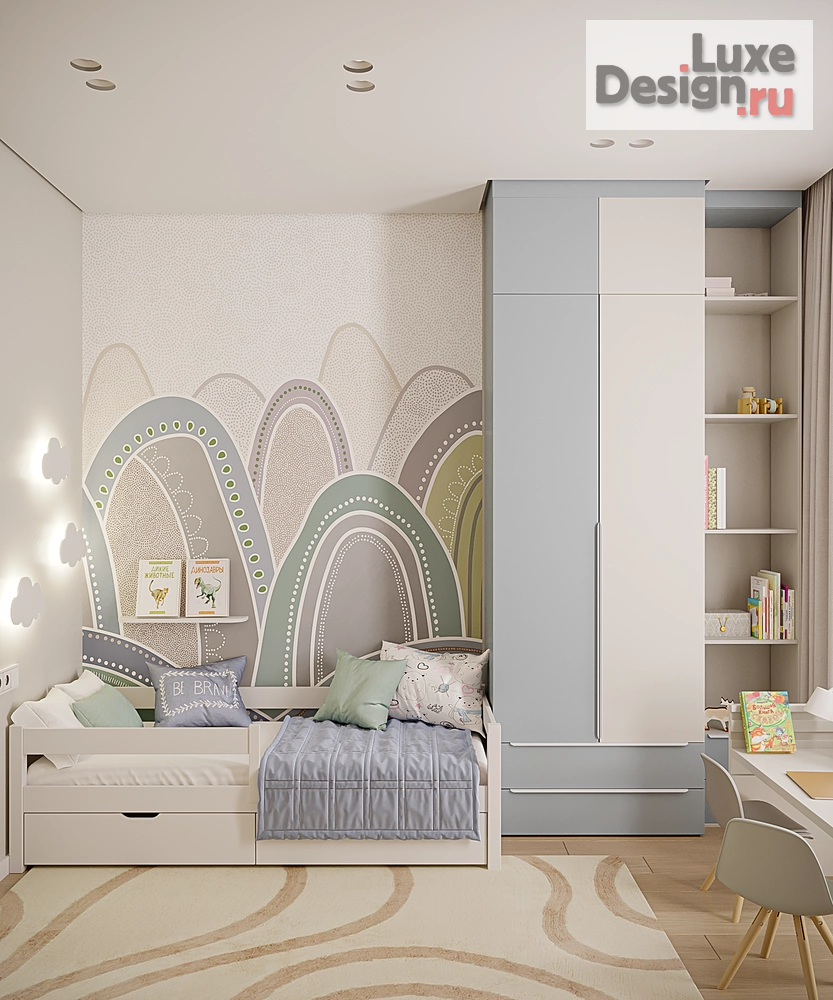 Дизайн интерьера трехкомнатной квартиры "Квартира 57 кв.м. ЖК Южные Сады Мск" (фото 10)