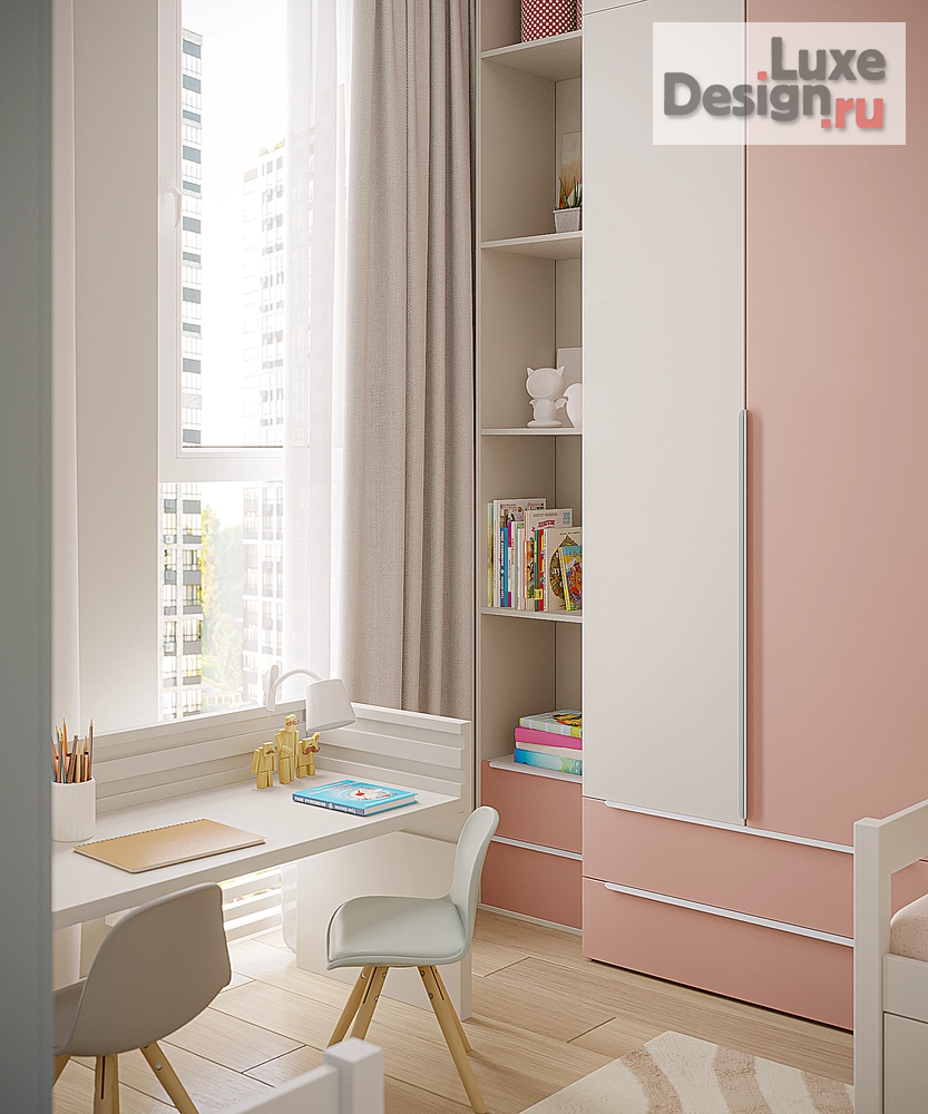 Дизайн интерьера трехкомнатной квартиры "Квартира 57 кв.м. ЖК Южные Сады Мск" (фото 11)