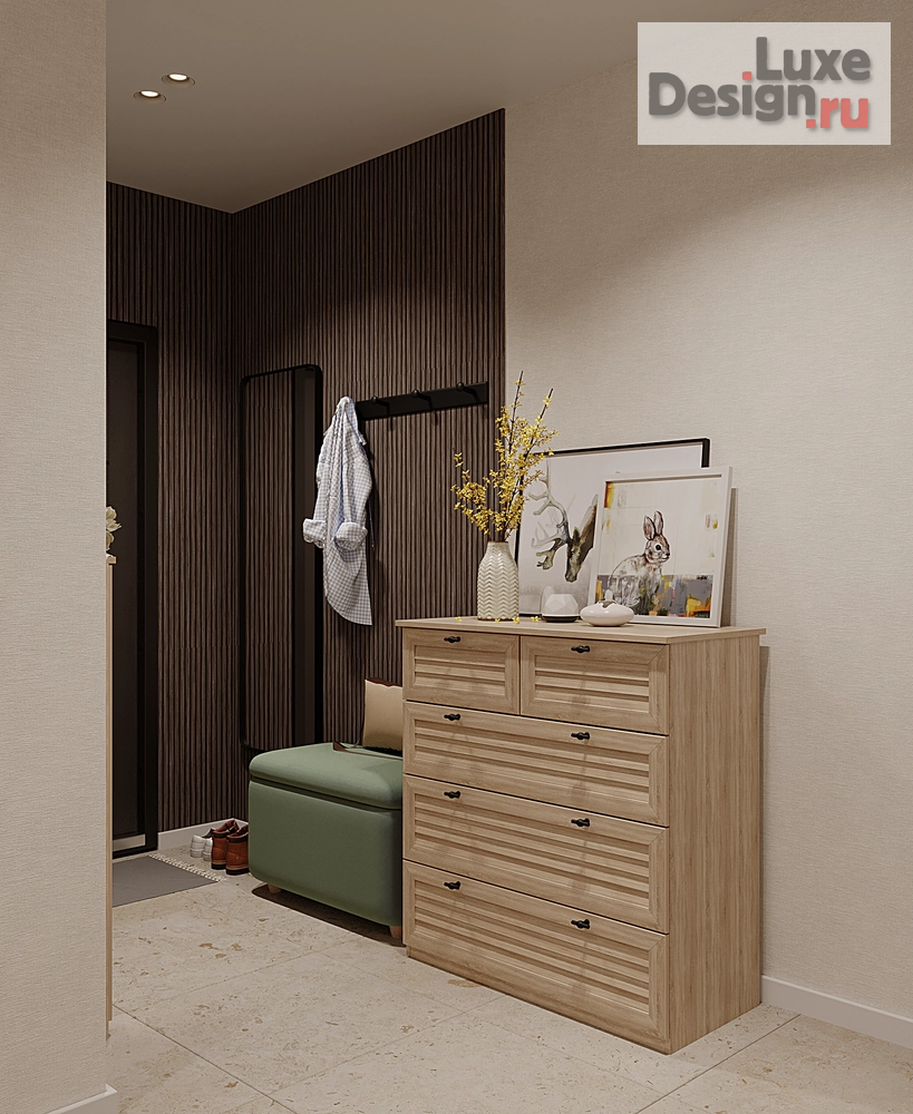 Дизайн интерьера двухкомнатной квартиры "Двушка в П-44 Митино" (фото 9)