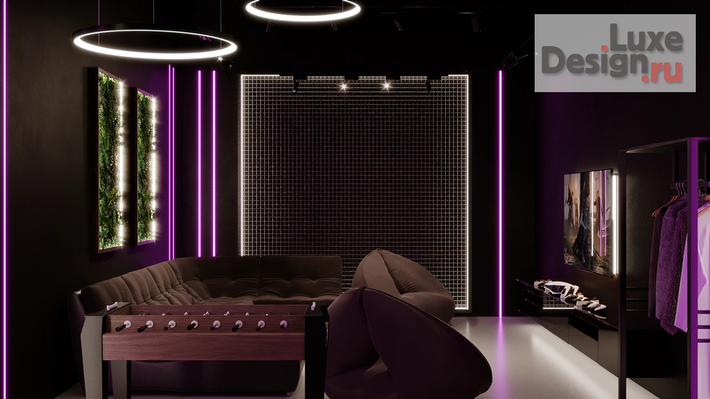 Дизайн интерьера клуба "Компьютерный клуб AURA, Елабуга" (фото 5)