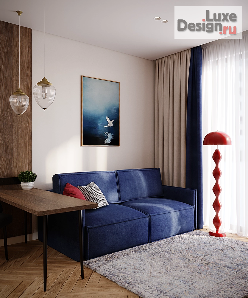 Дизайн интерьера двухкомнатной квартиры "Квартира 49 кв.м. ЖК Legenda Business СПб." (фото 14)