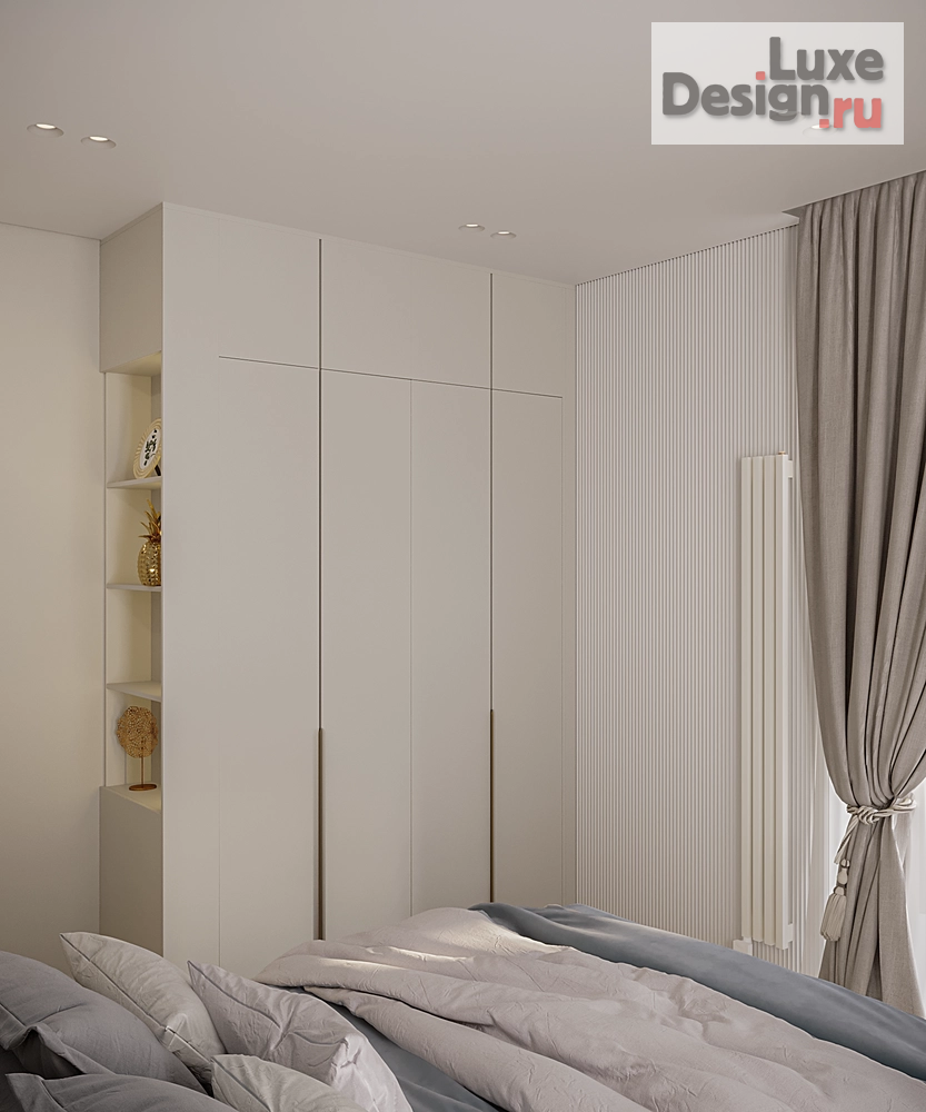 Дизайн интерьера трехкомнатной квартиры "Квартира 57 кв.м. ЖК Южные Сады Мск" (фото 16)