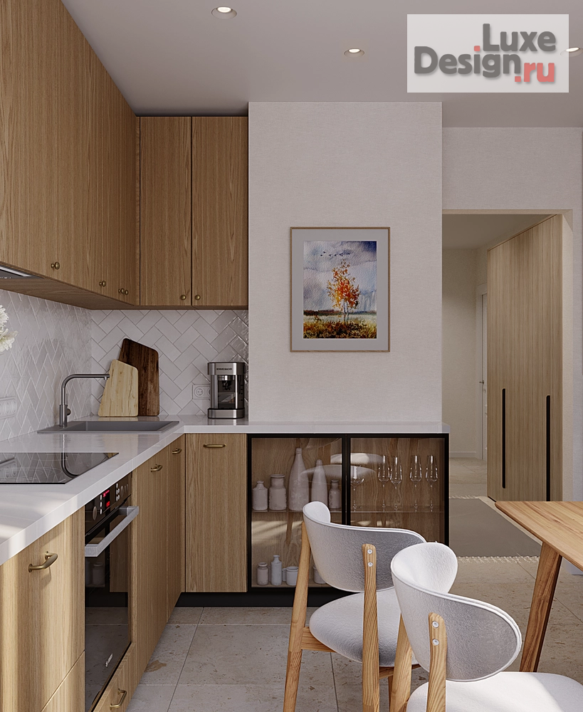 Дизайн интерьера двухкомнатной квартиры "Двушка в П-44 Митино" (фото 14)