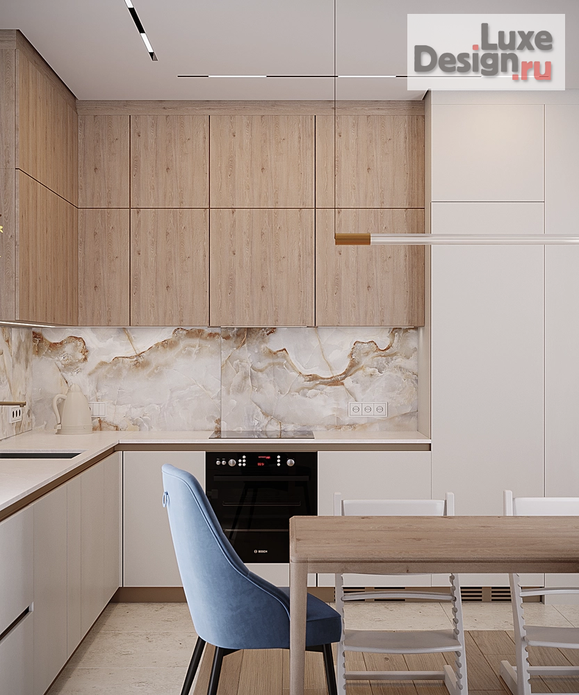 Дизайн интерьера трехкомнатной квартиры "Квартира 57 кв.м. ЖК Южные Сады Мск" (фото 12)