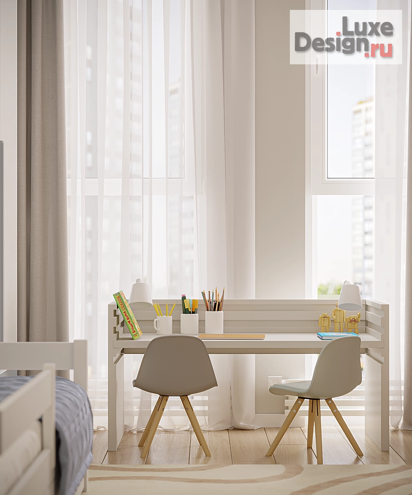 Дизайн интерьера трехкомнатной квартиры "Квартира 57 кв.м. ЖК Южные Сады Мск" (фото 5)