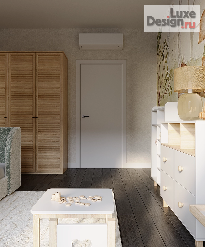 Дизайн интерьера трехкомнатной квартиры "Квартира в ЖК Прайм Приморский СПб (с частичной отделкой от застройщика)" (фото 3)