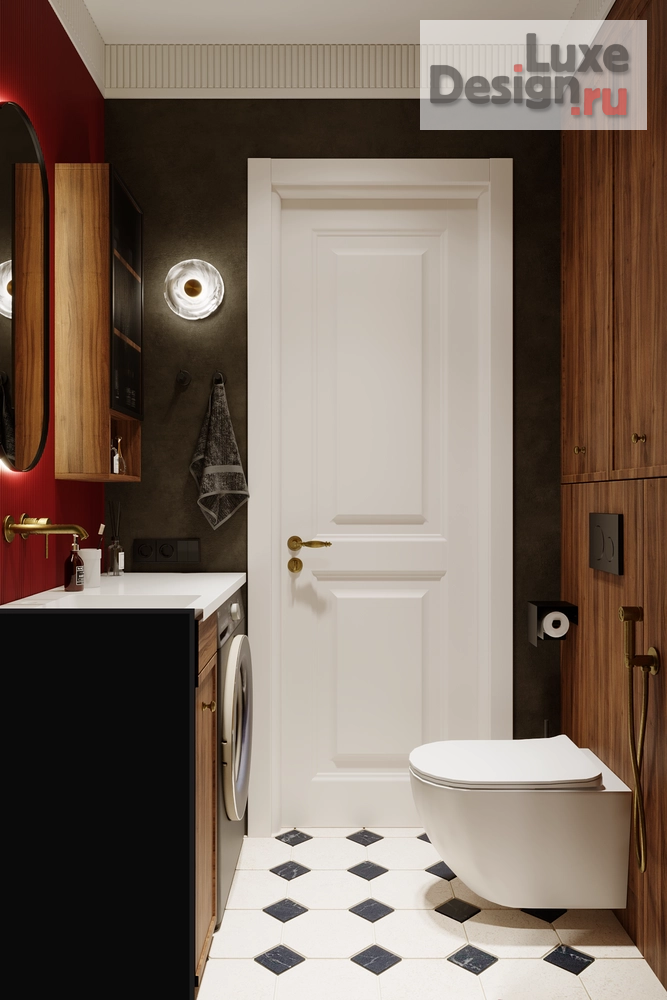 Дизайн интерьера двухкомнатной квартиры "Квартира 33 кв.м. метро Аэропорт МСК" (фото 8)